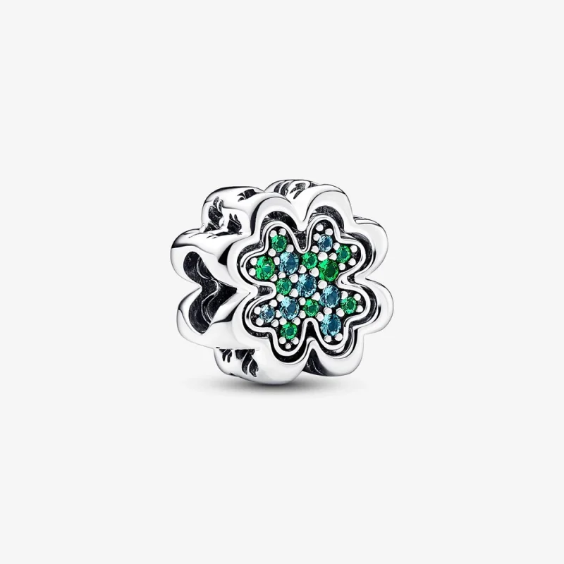(image for) Pandora Splittable Four Leaf Clover Charm - 792752C01 - Product Image