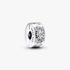 Pandora Sun moon sterling silver clip - 792841C01 Pandora Sun moon sterling silver clip - 792841C01