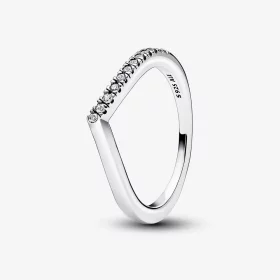 Pandora Timeless Wish Half Sparkling Ring - 192394C01 Pandora Timeless Wish Half Sparkling Ring - 192394C01