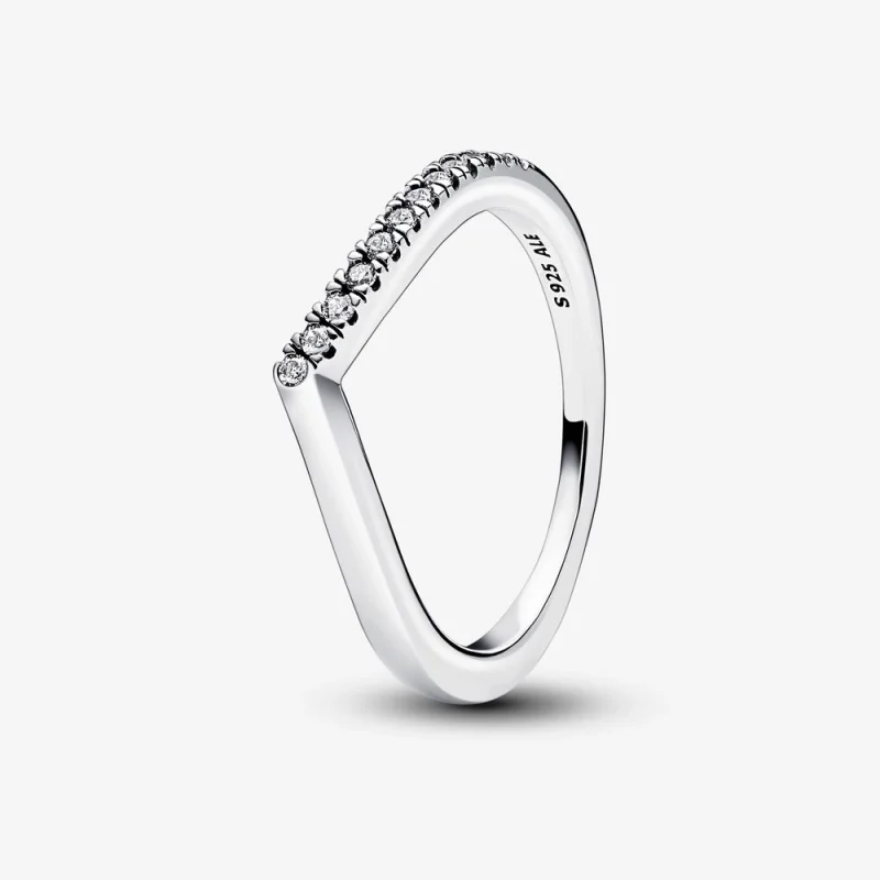 (image for) Pandora Timeless Wish Half Sparkling Ring - 192394C01 - Product Image