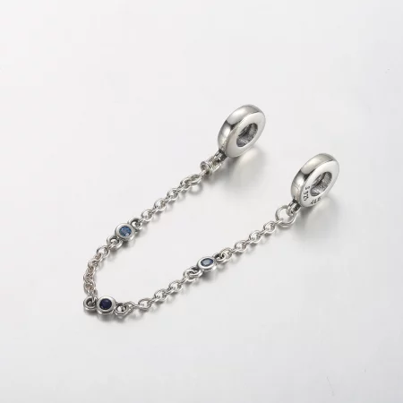 Pandora Triple Blue Stone Safety Chain - 791688C01