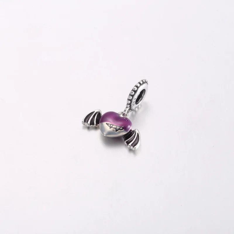 (image for) Pandora Vampire Winged Heart Dangle Charm - 792290C01 - View 2