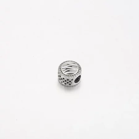 Pandora Zebra print sterling silver charm - 792016CZ_E025