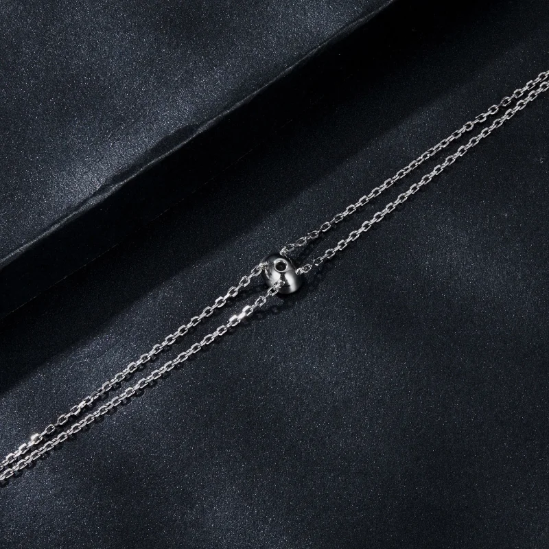 (image for) PANDORA Style 1Ct Double Layer Moissanite Bracelet (One Certificate) - MSB012 - View 4