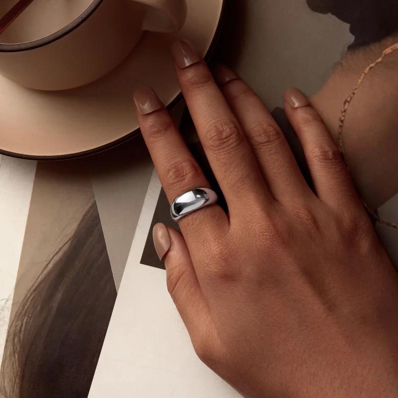 (image for) PANDORA Style Aperture Open Ring - SCR983-E - View 5