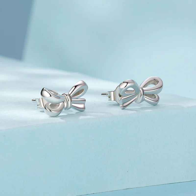 (image for) PANDORA Style Bow Earrings - SCE1707 - View 2