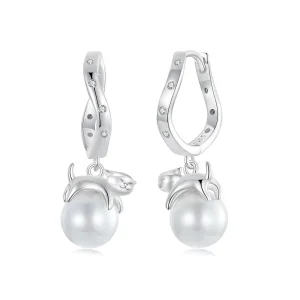 (image for) PANDORA Style Cat Shell Earrings - SCE1692