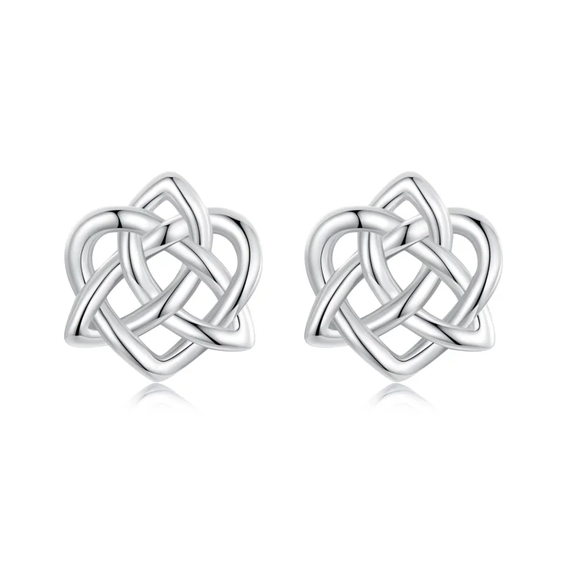 (image for) PANDORA Style Celtic Knot Earrings - BSE958 - Product Image
