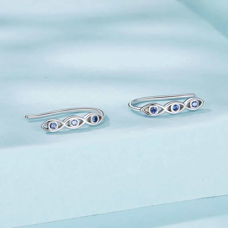 (image for) PANDORA Style Devil Eye Earrings - SCE1695 - View 2