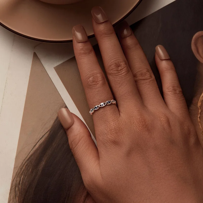 (image for) PANDORA Style Devil's Eye Ring - BSR212 - View 2