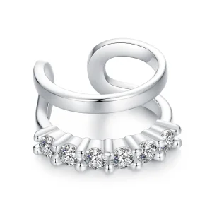 (image for) PANDORA Style Double Layer Ear Cuff - BSE964