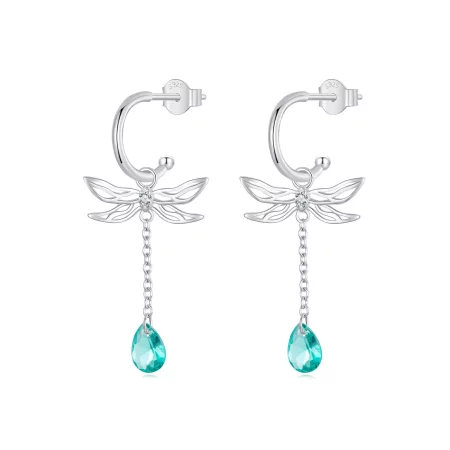 PANDORA Style Dragonfly Tassel Stud Earrings - SCE1699