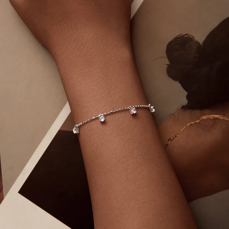 (image for) PANDORA Style Fine Sparkling Zircon Bracelet - BSB156 - View 5