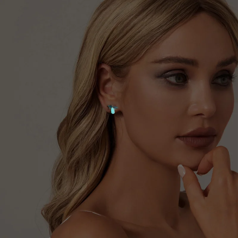 (image for) PANDORA Style Firefly Earrings - BSE962 - View 6