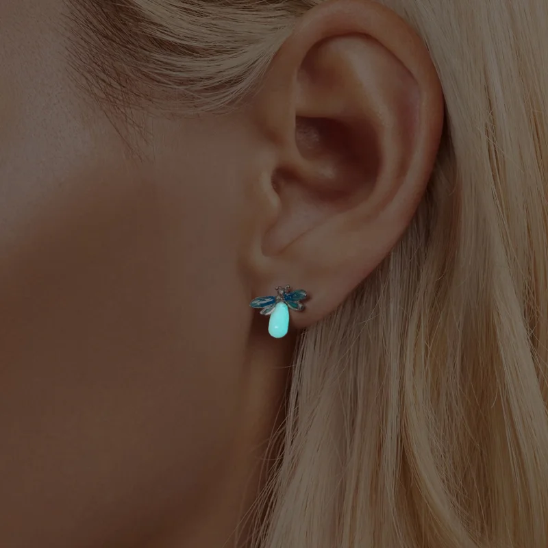 (image for) PANDORA Style Firefly Earrings - BSE962 - View 8