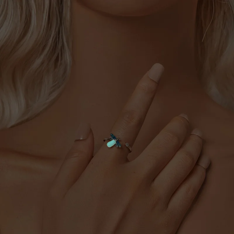 (image for) PANDORA Style Firefly Open Ring - BSR514-E - View 6