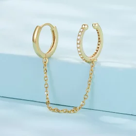 PANDORA Style Gold Plated Ear Cuffs - SCE1679-B