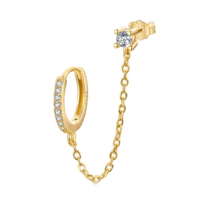 (image for) PANDORA Style Gold Plated Exquisite Earrings - SCE1678-B