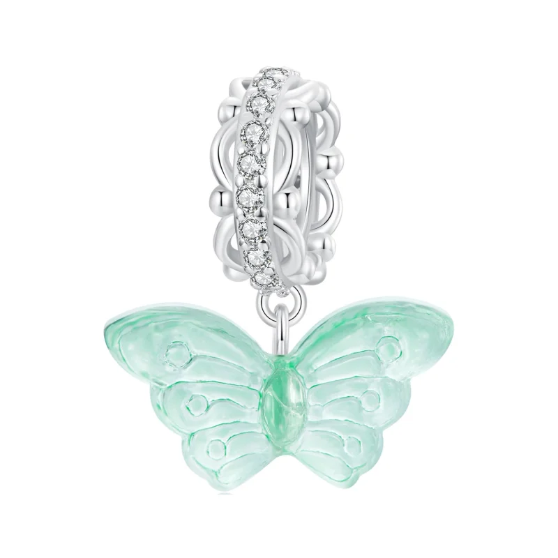 (image for) PANDORA Style Green Butterfly Dangle - SCC2712 - Product Image