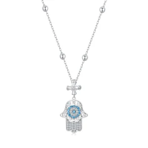 (image for) PANDORA Style Hand Of Fatima Necklace - BSN369