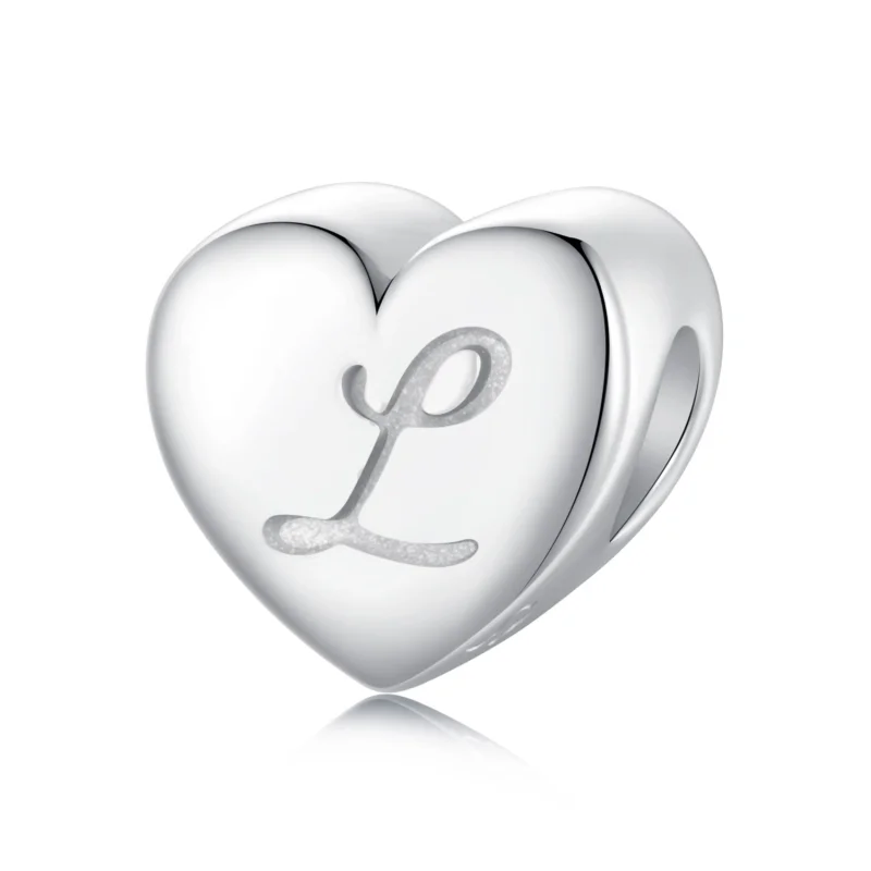 (image for) PANDORA Style Heart Letter L Charm - SCP065Charm -L - Product Image