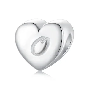 PANDORA Style Heart Letter O Charm - SCP065Charm -O (image for) PANDORA Style Heart Letter O Charm - SCP065Charm -O