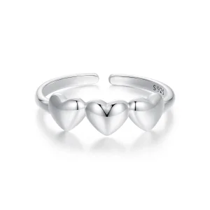(image for) PANDORA Style Heart Shaped Open Ring - SCR1001-E