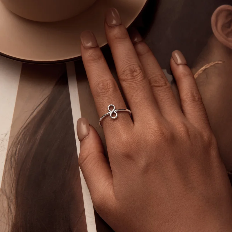 (image for) PANDORA Style Infinity Open Ring - SCR996-E - View 6