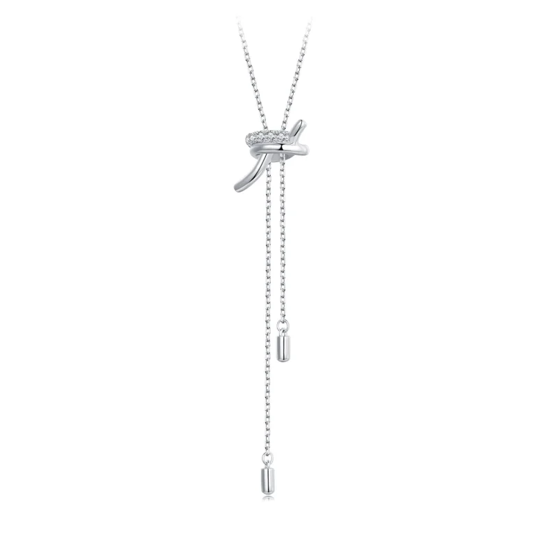 (image for) PANDORA Style Knot Pull Y Necklace - BSN370 - Product Image