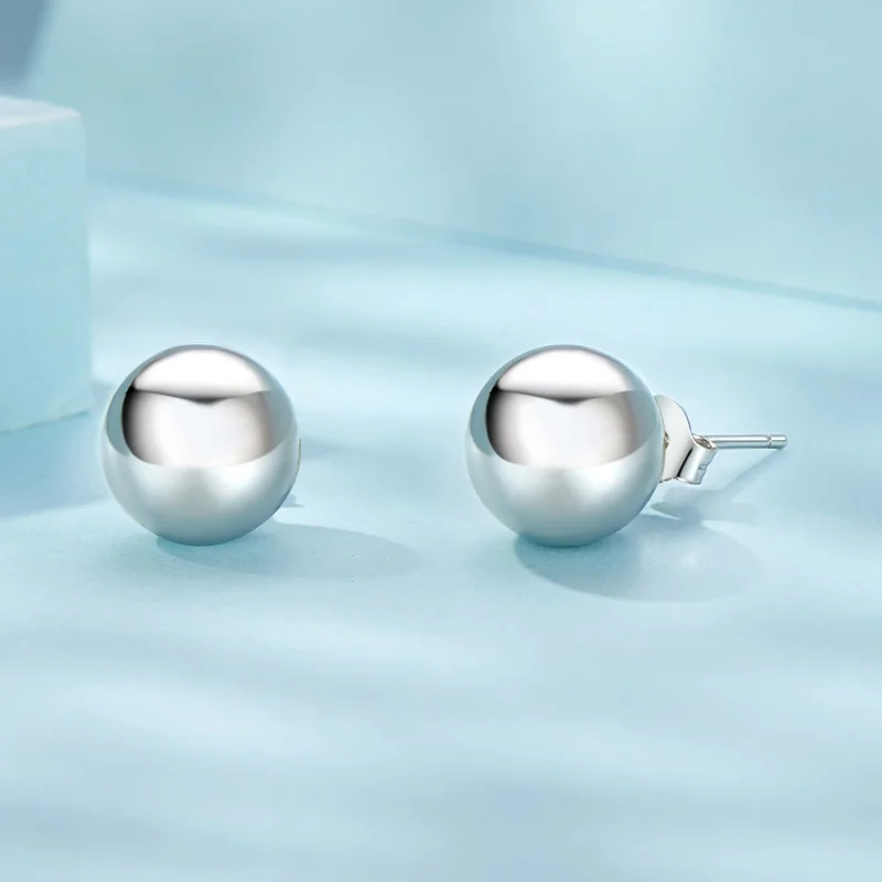 (image for) PANDORA Style Large Ball Earrings - SCE1725-L - View 4