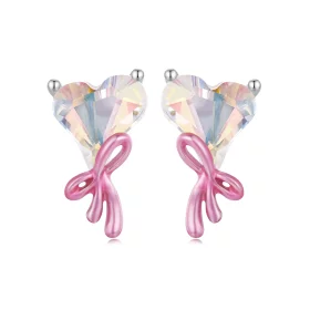 PANDORA Style Love Bow Earrings - SCE1696 PANDORA Style Love Bow Earrings - SCE1696