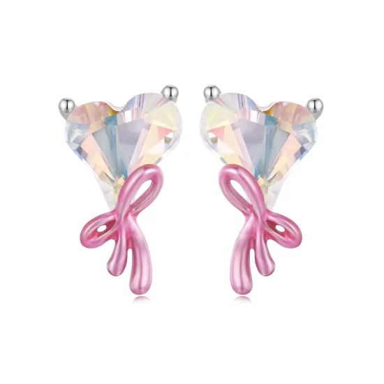 PANDORA Style Love Bow Earrings - SCE1696