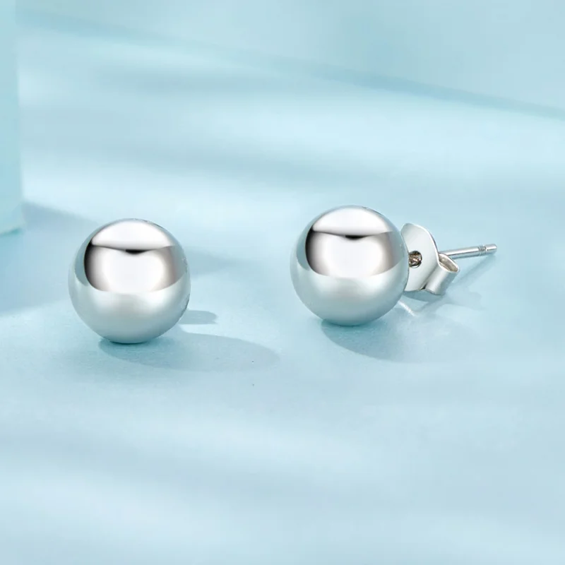 (image for) PANDORA Style Medium Ball Stud Earrings - SCE1725-M - View 4