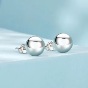 PANDORA Style Medium Ball Stud Earrings - SCE1725-M PANDORA Style Medium Ball Stud Earrings - SCE1725-M