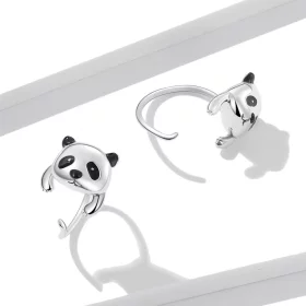 PANDORA Style Mini Panda Earrings - BSE568 PANDORA Style Mini Panda Earrings - BSE568