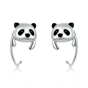 (image for) PANDORA Style Mini Panda Earrings - BSE568