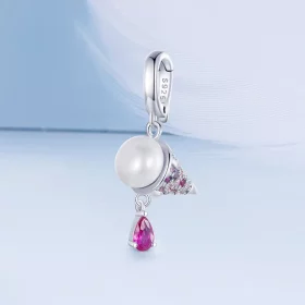 PANDORA Style Natural Pearl Ice Cream Charm - BSC962 PANDORA Style Natural Pearl Ice Cream Charm - BSC962