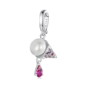 PANDORA Style Natural Pearl Ice Cream Charm - BSC962 PANDORA Style Natural Pearl Ice Cream Charm - BSC962