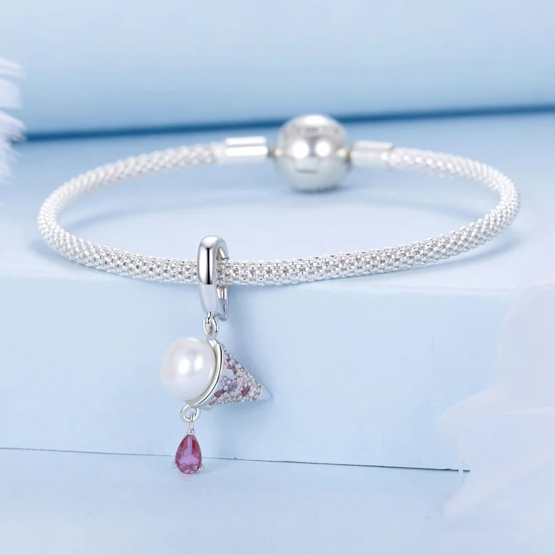 (image for) PANDORA Style Natural Pearl Ice Cream Dangle - BSC962 - View 3