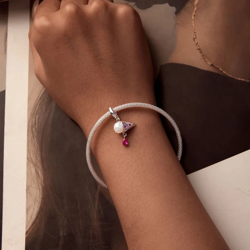 (image for) PANDORA Style Natural Pearl Ice Cream Dangle - BSC962 - View 5