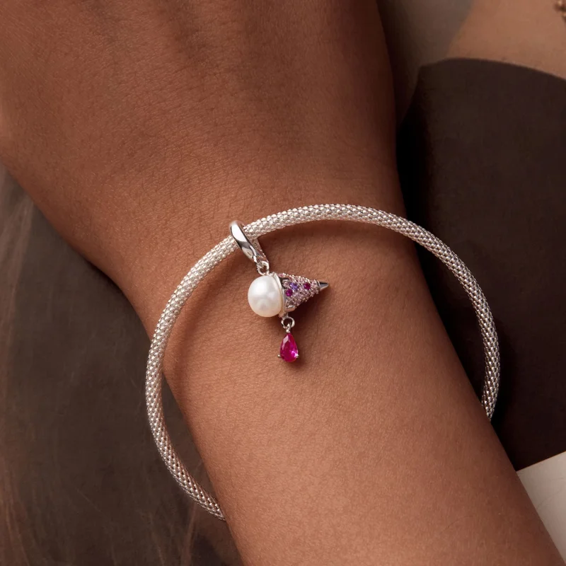 (image for) PANDORA Style Natural Pearl Ice Cream Dangle - BSC962 - View 6