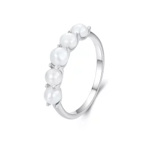 PANDORA Style Natural Pearl Ring - BSR510