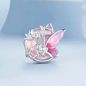 PANDORA Style Neon Moonlight Butterfly Charm - BSC968 PANDORA Style Neon Moonlight Butterfly Charm - BSC968