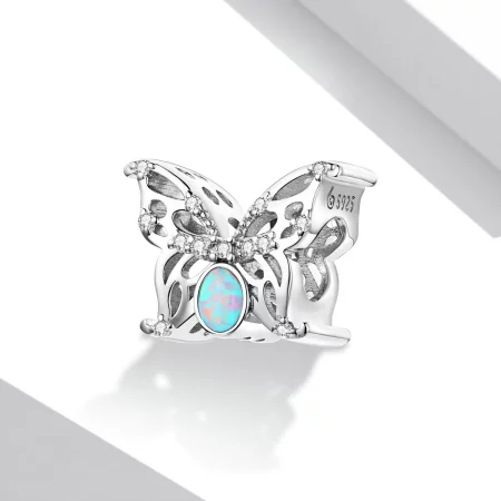 PANDORA Style Opal Butterfly Charm - BSC558
