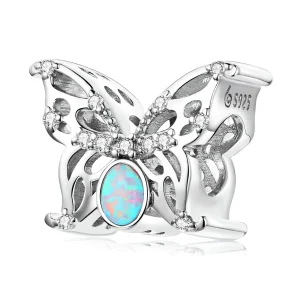 (image for) PANDORA Style Opal Butterfly Charm - BSC558