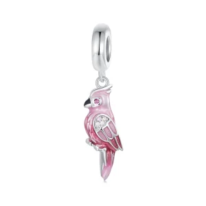(image for) PANDORA Style Pink Parrot Dangle - BSC971