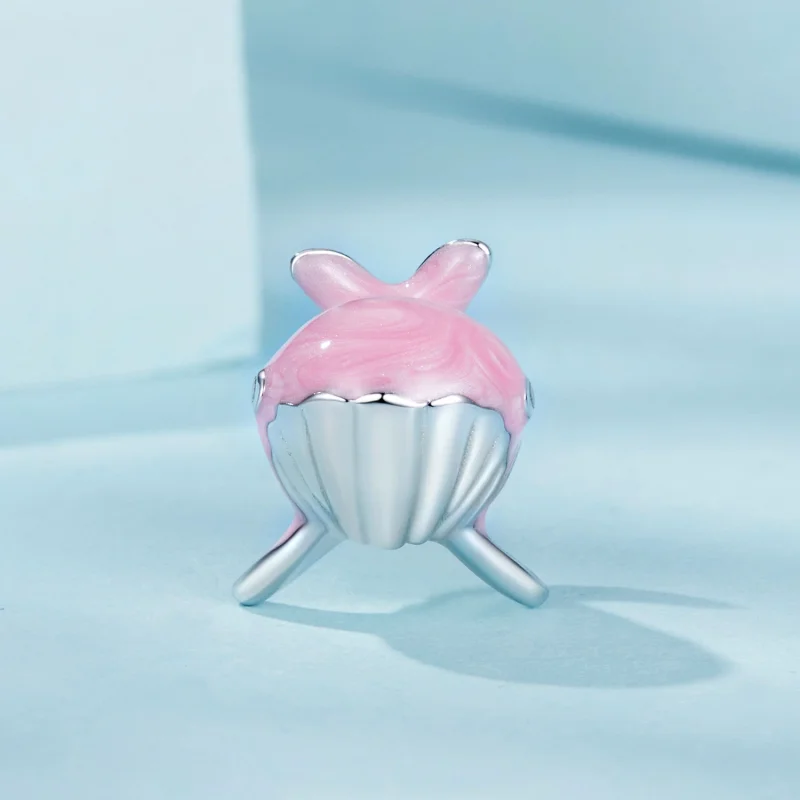 (image for) PANDORA Style Pink Whale Charm - SCC2707 - View 2
