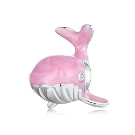 PANDORA Style Pink Whale Charm - SCC2707 PANDORA Style Pink Whale Charm - SCC2707