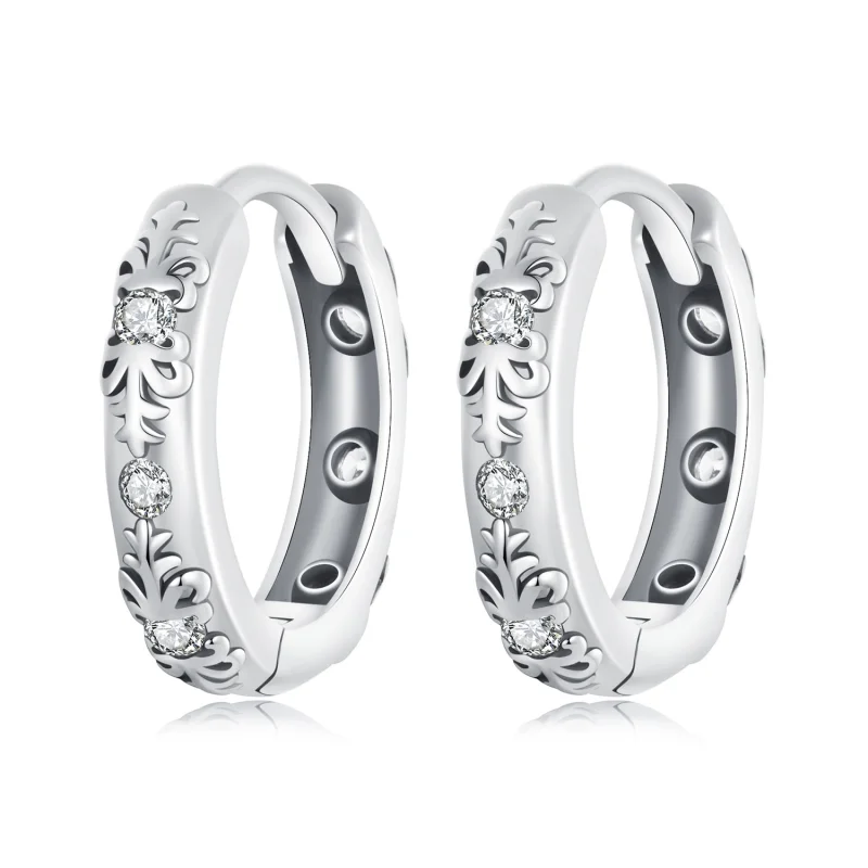 (image for) PANDORA Style Retro Pattern Earrings - SCE1701 - Product Image