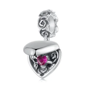 (image for) PANDORA Style Romantic Rose Proposal Box Dangle - SCC2701